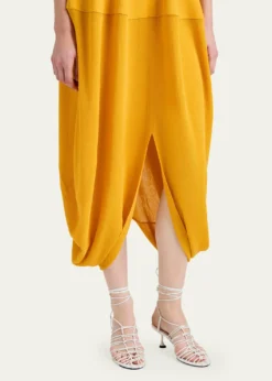 Proenza SchoulerSukki Sleeveless Draped Cocoon Midi Dress