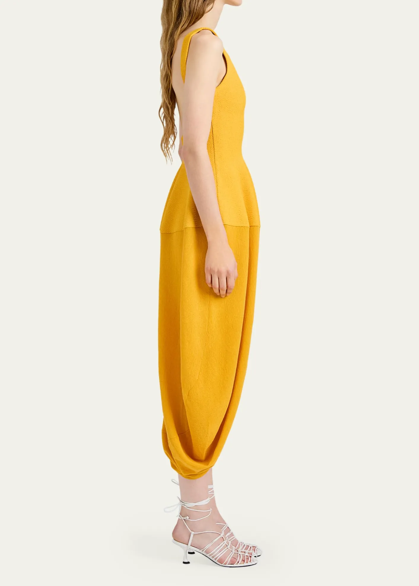Proenza SchoulerSukki Sleeveless Draped Cocoon Midi Dress