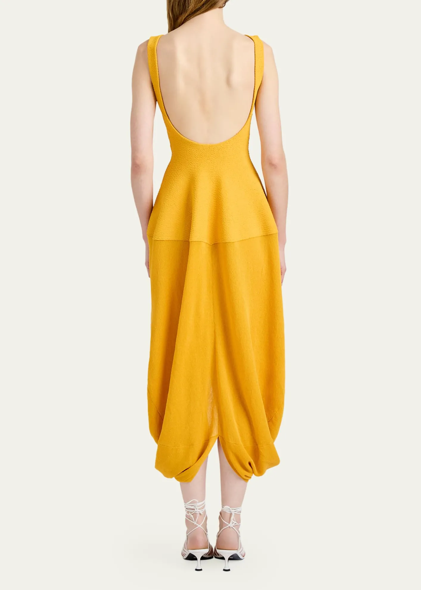 Proenza SchoulerSukki Sleeveless Draped Cocoon Midi Dress