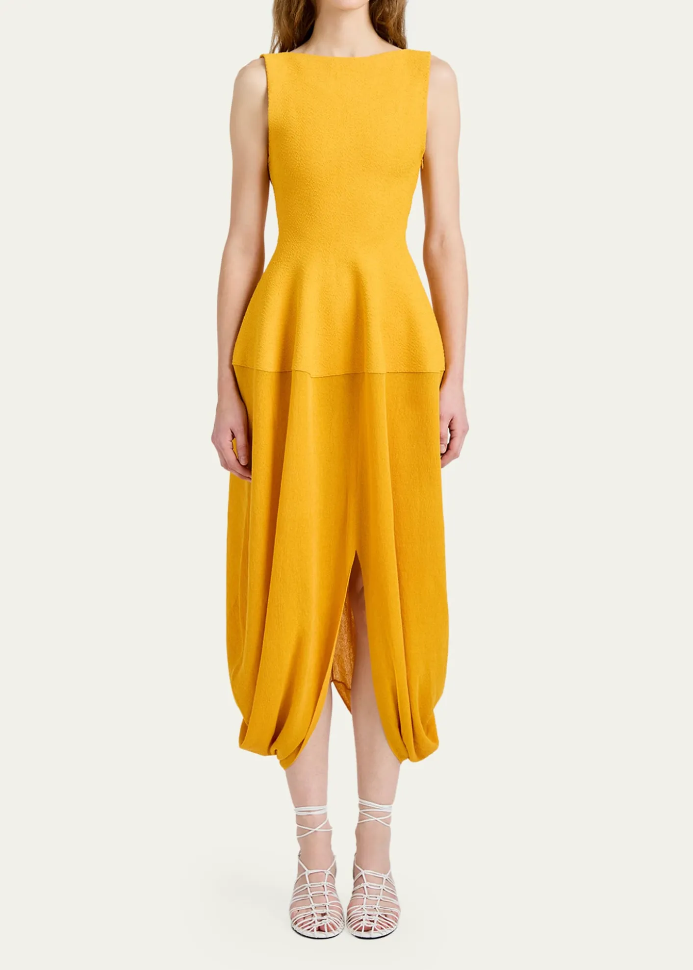 Proenza SchoulerSukki Sleeveless Draped Cocoon Midi Dress