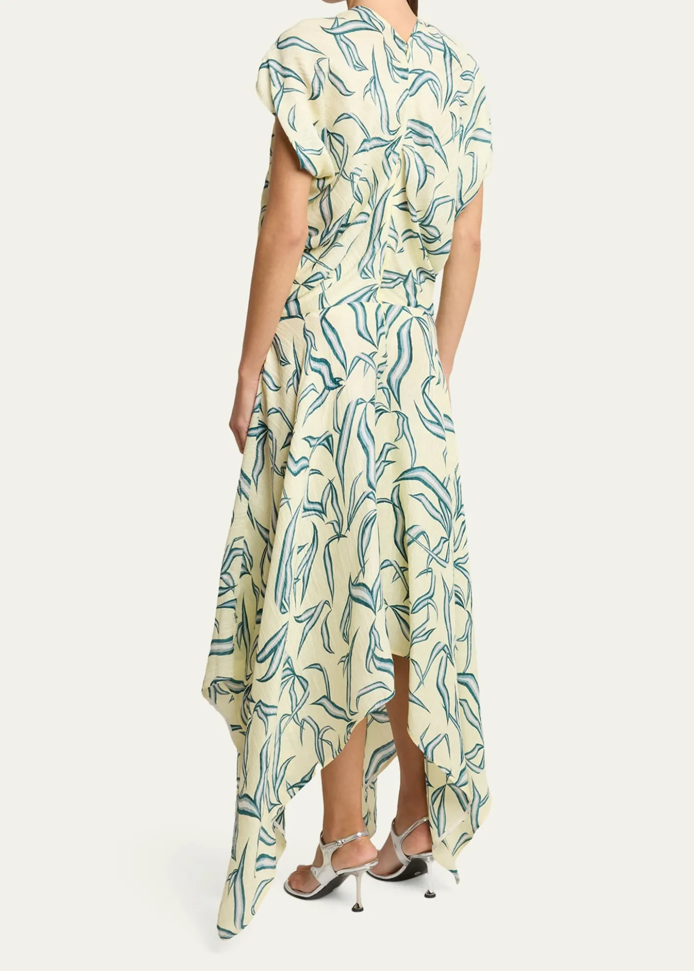 Proenza SchoulerSybella Printed Draped Maxi Dress