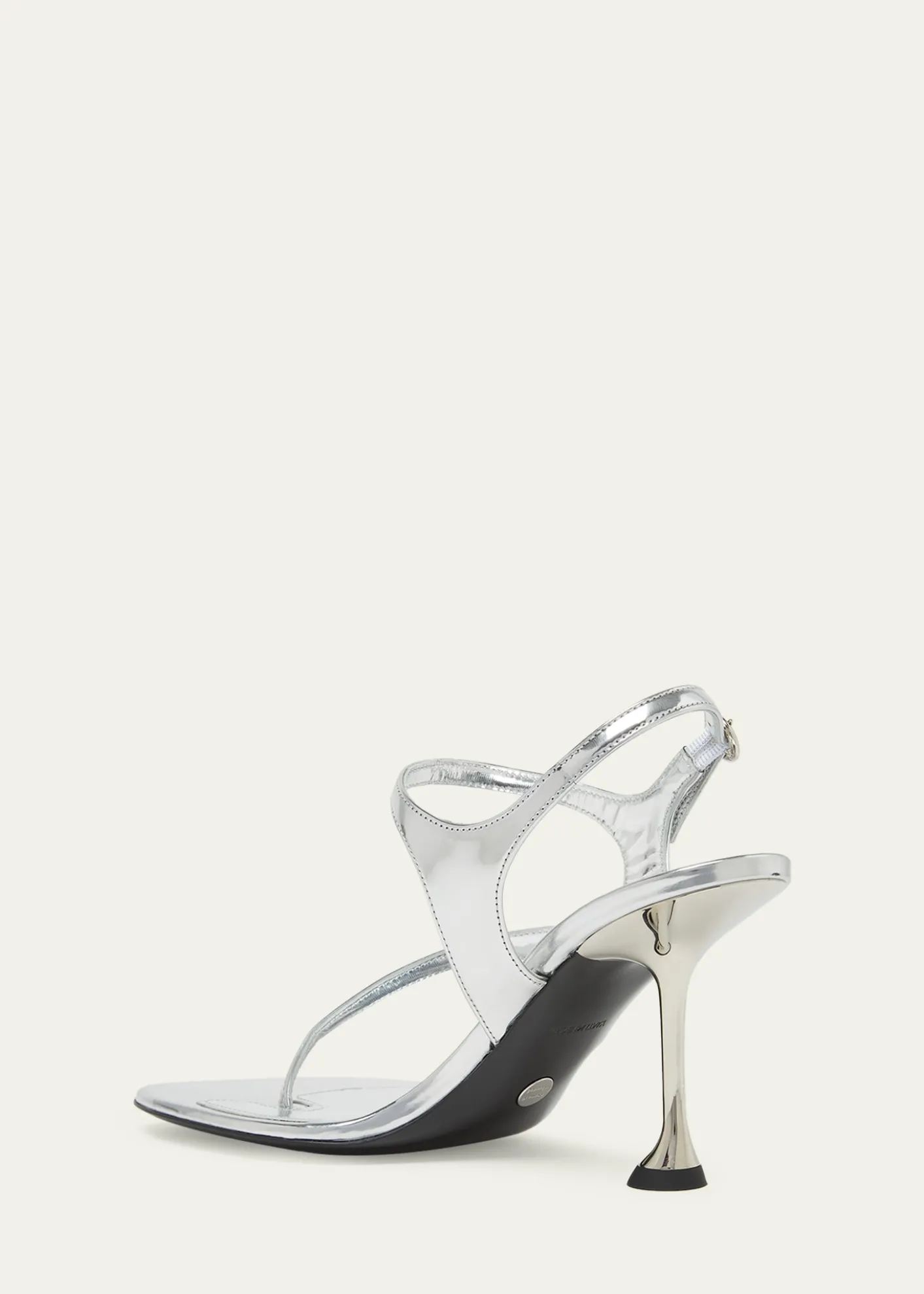 Proenza SchoulerTee Asymmetric Leather Thong Sandals