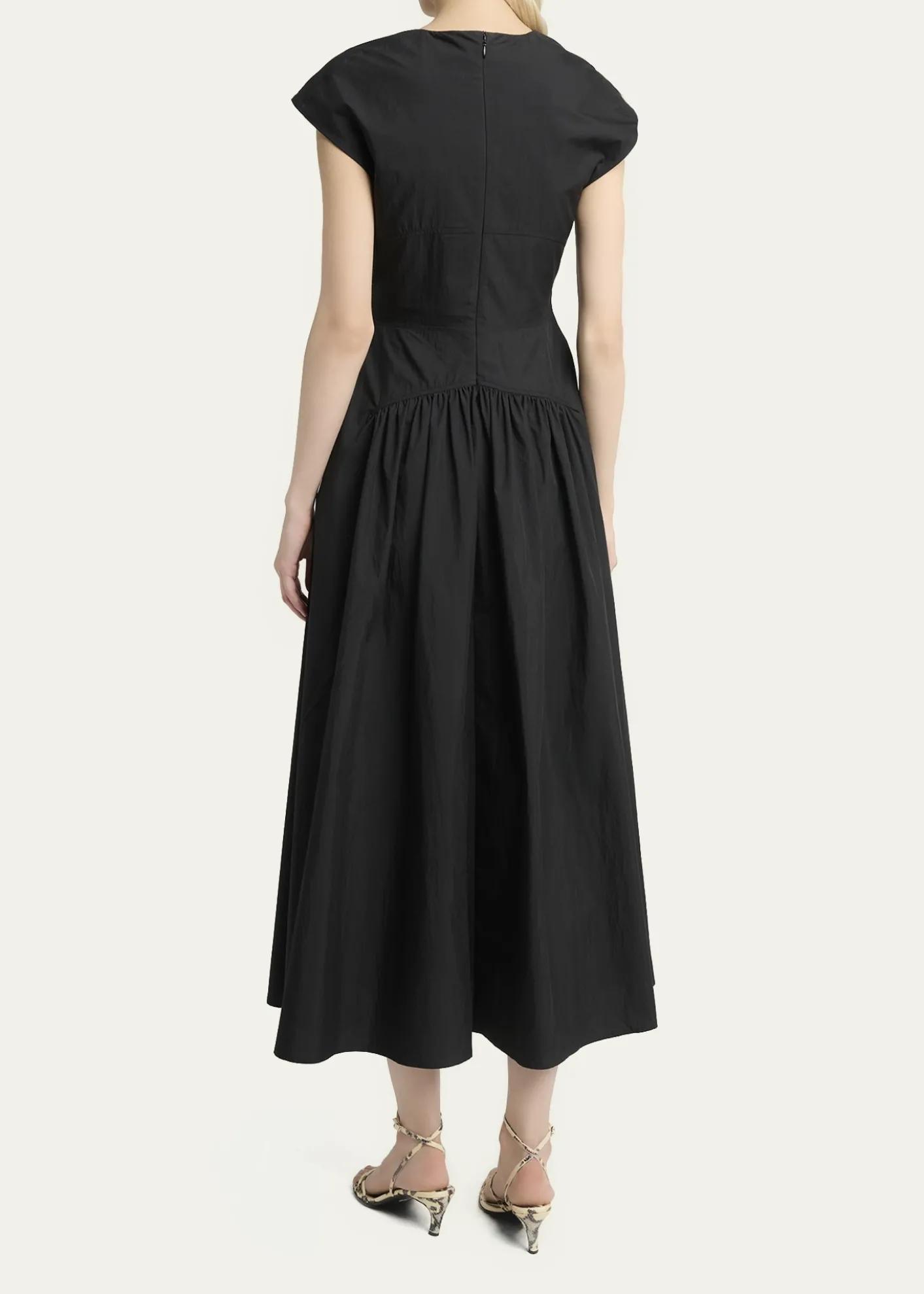 Proenza Schouler White LabelNyssa A-Line Technical Cotton Dress