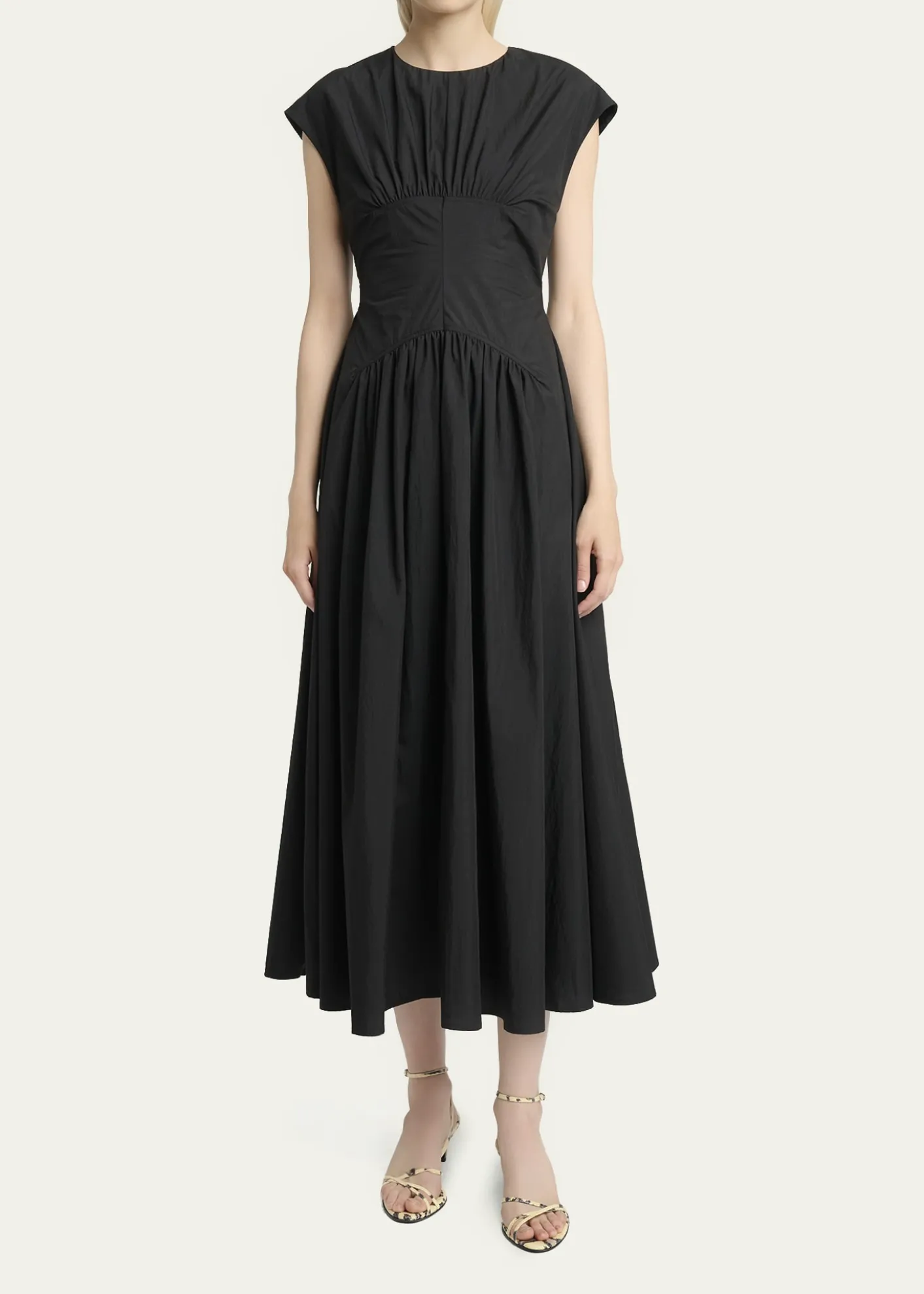 Proenza Schouler White LabelNyssa A-Line Technical Cotton Dress