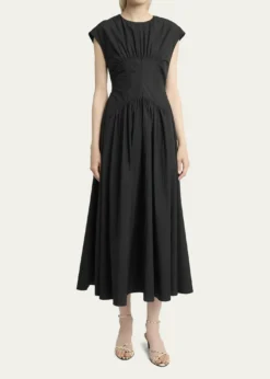 Proenza Schouler White LabelNyssa A-Line Technical Cotton Dress