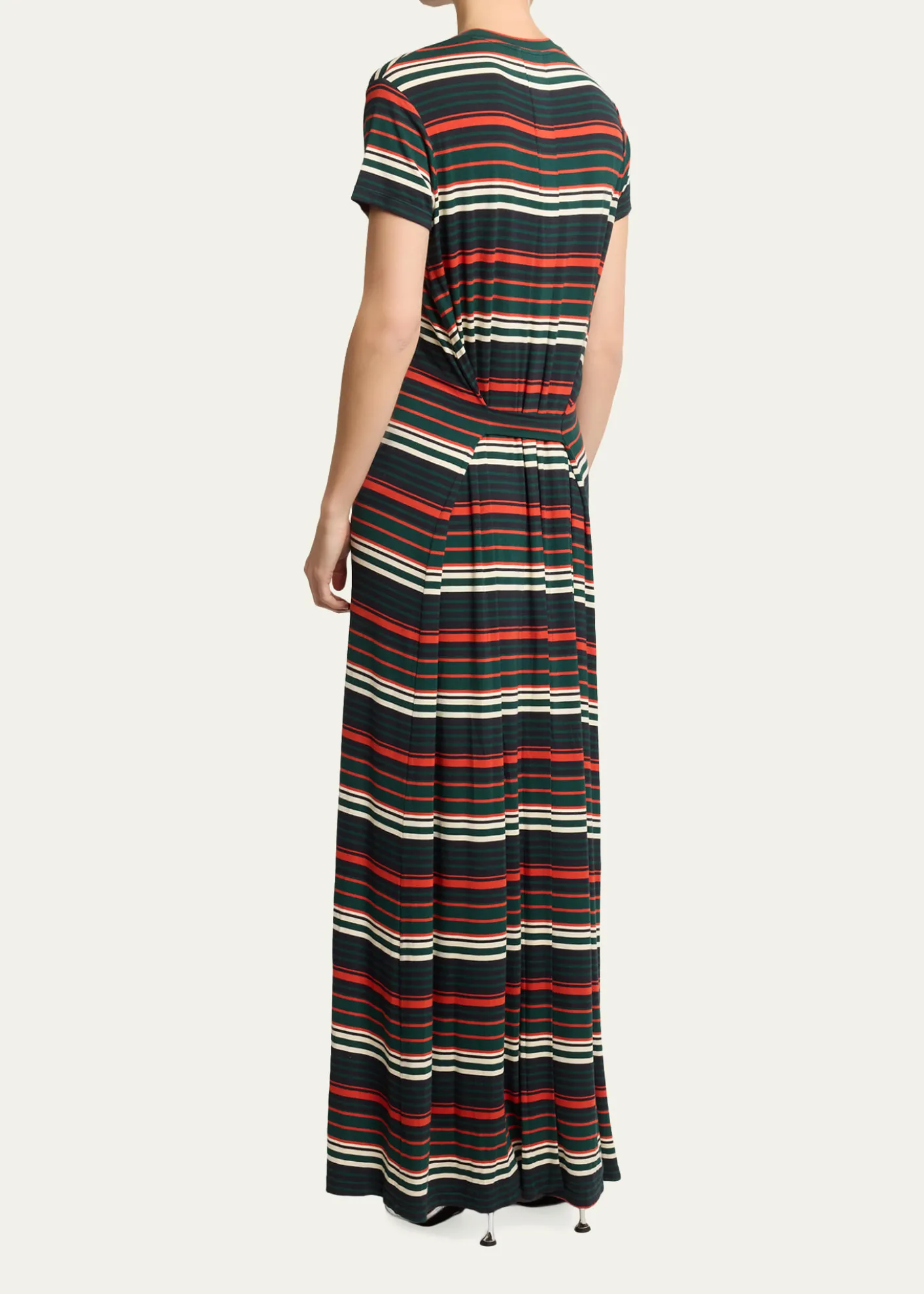 Proenza Schouler White LabelNoelle Striped Stretch Cotton Dress