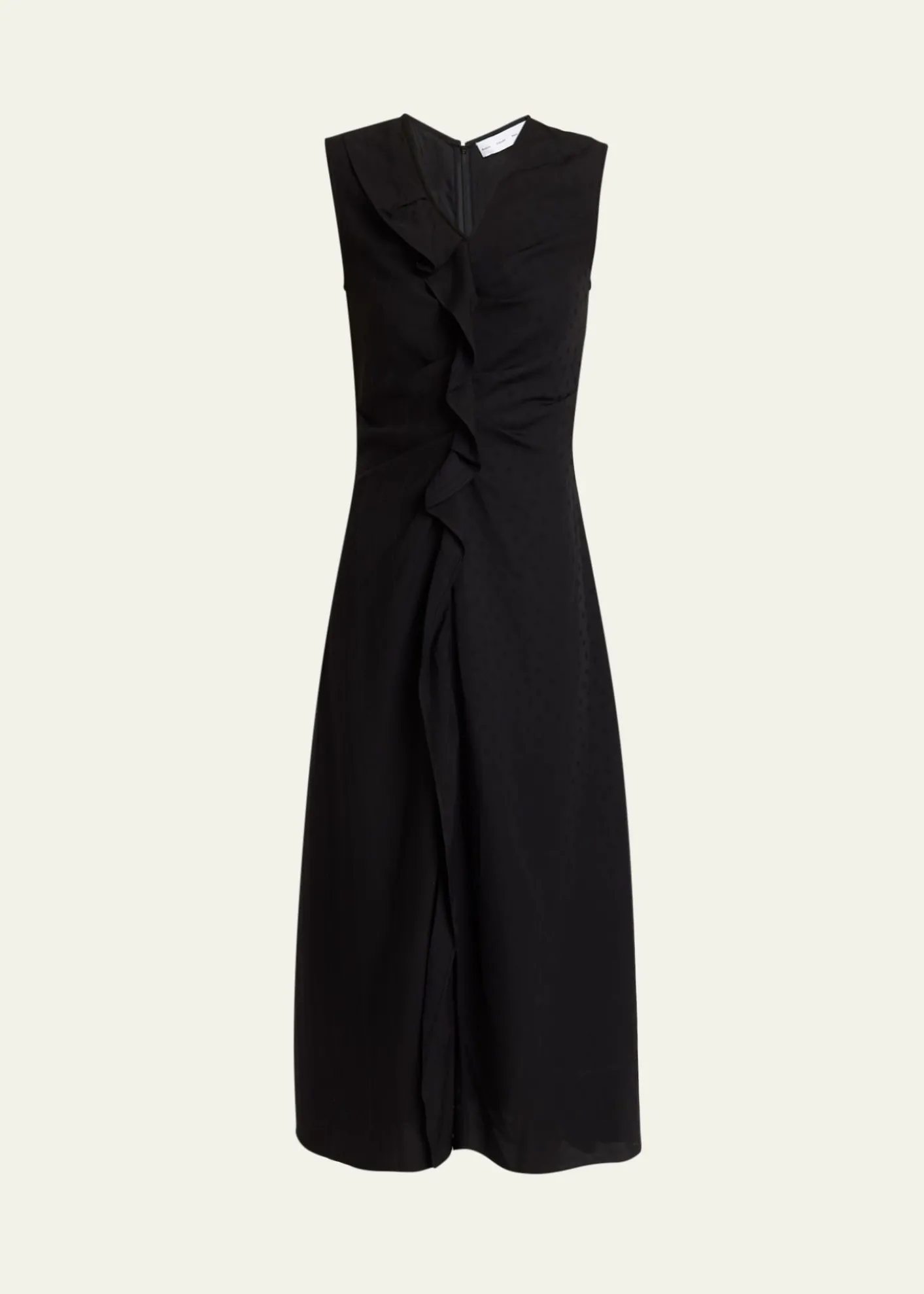 Proenza Schouler White LabelJaya Sleeveless Ruffle Midi Dress