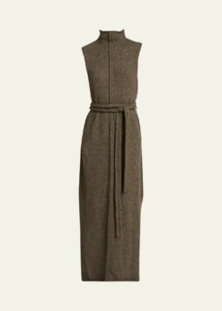 Proenza Schouler White LabelZola Sleeveless Wool Turtleneck Dress