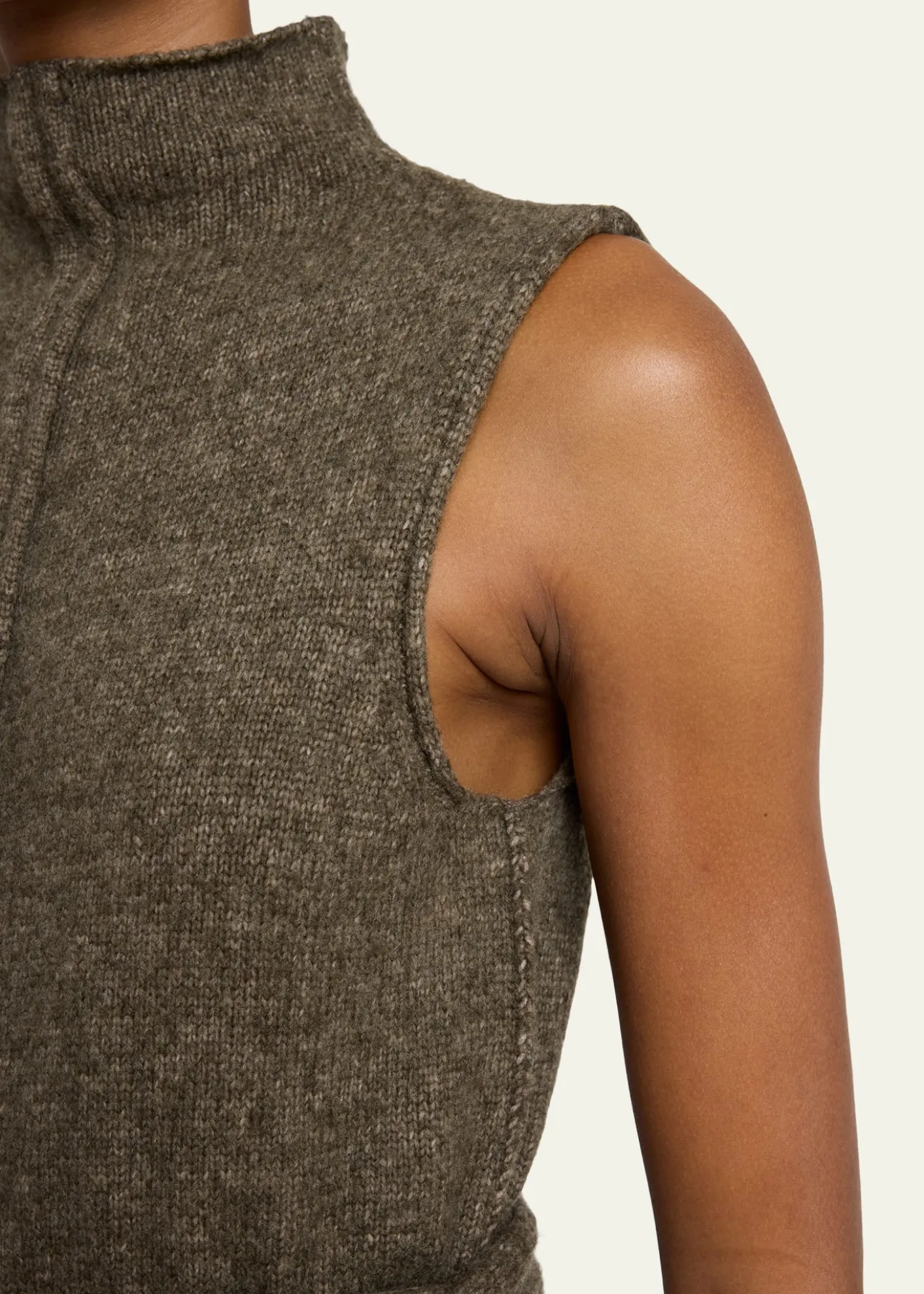 Proenza Schouler White LabelZola Sleeveless Wool Turtleneck Dress
