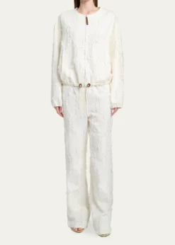 Proenza Schouler White LabelMadigan Cotton-Blend Jacquard Jacket