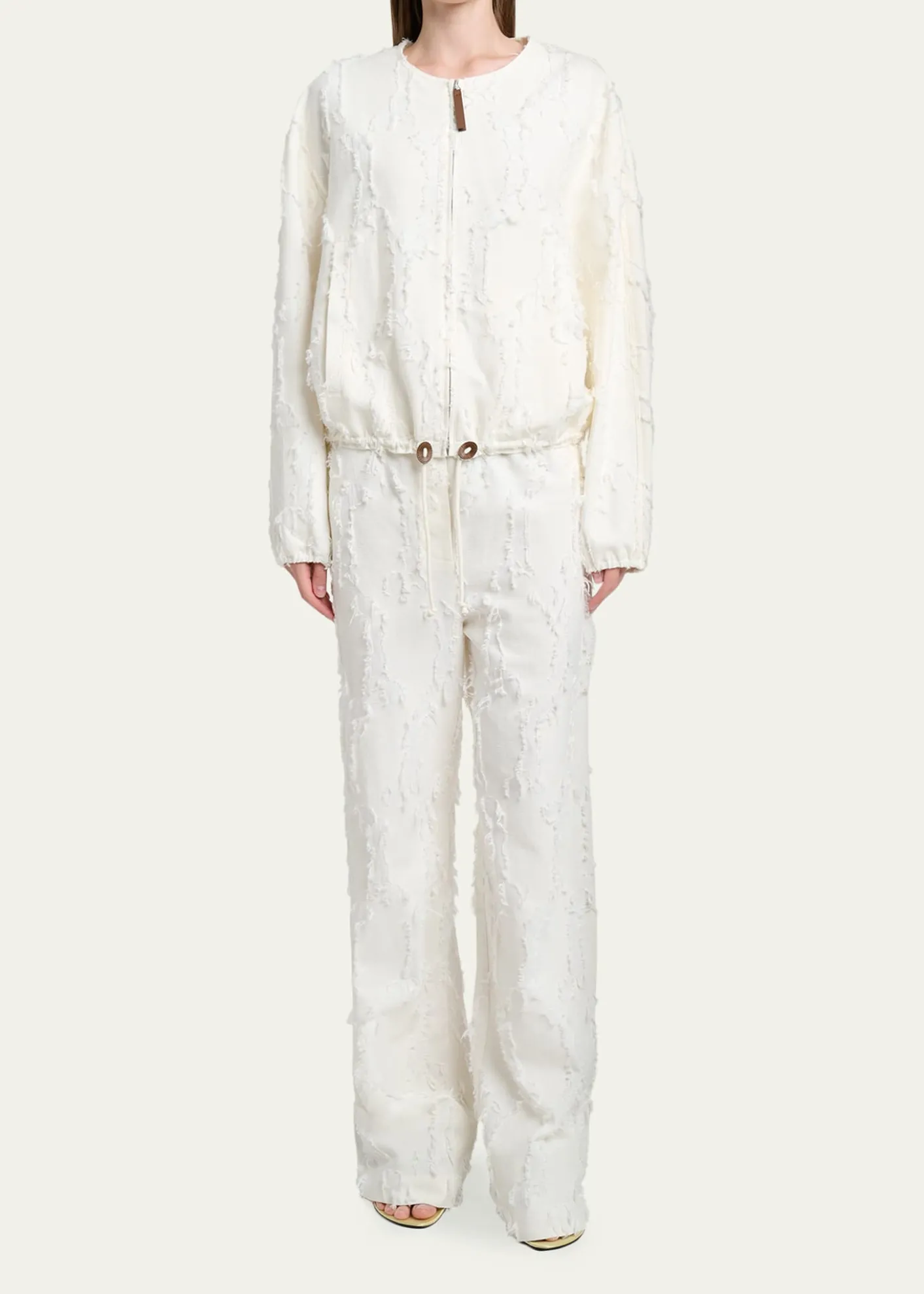 Proenza Schouler White LabelMadigan Cotton-Blend Jacquard Jacket