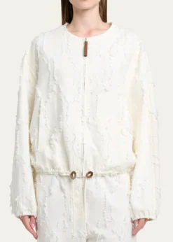 Proenza Schouler White LabelMadigan Cotton-Blend Jacquard Jacket