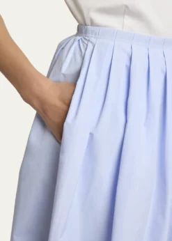 Proenza Schouler White LabelAustin A-Line Technical Cotton Skirt