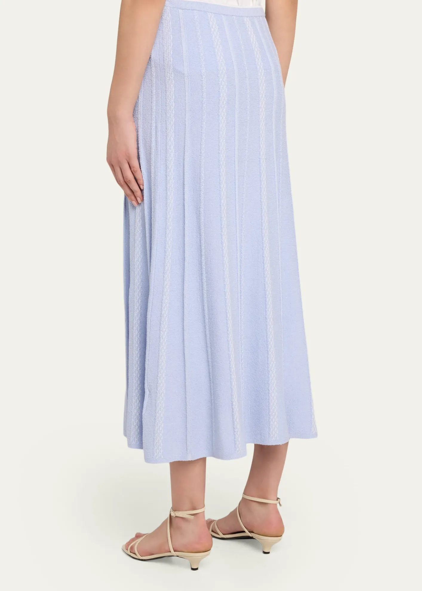 Proenza Schouler White LabelMorena Textured Knit Midi Skirt
