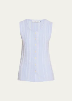 Proenza Schouler White LabelAlyna Textured Knit Vest