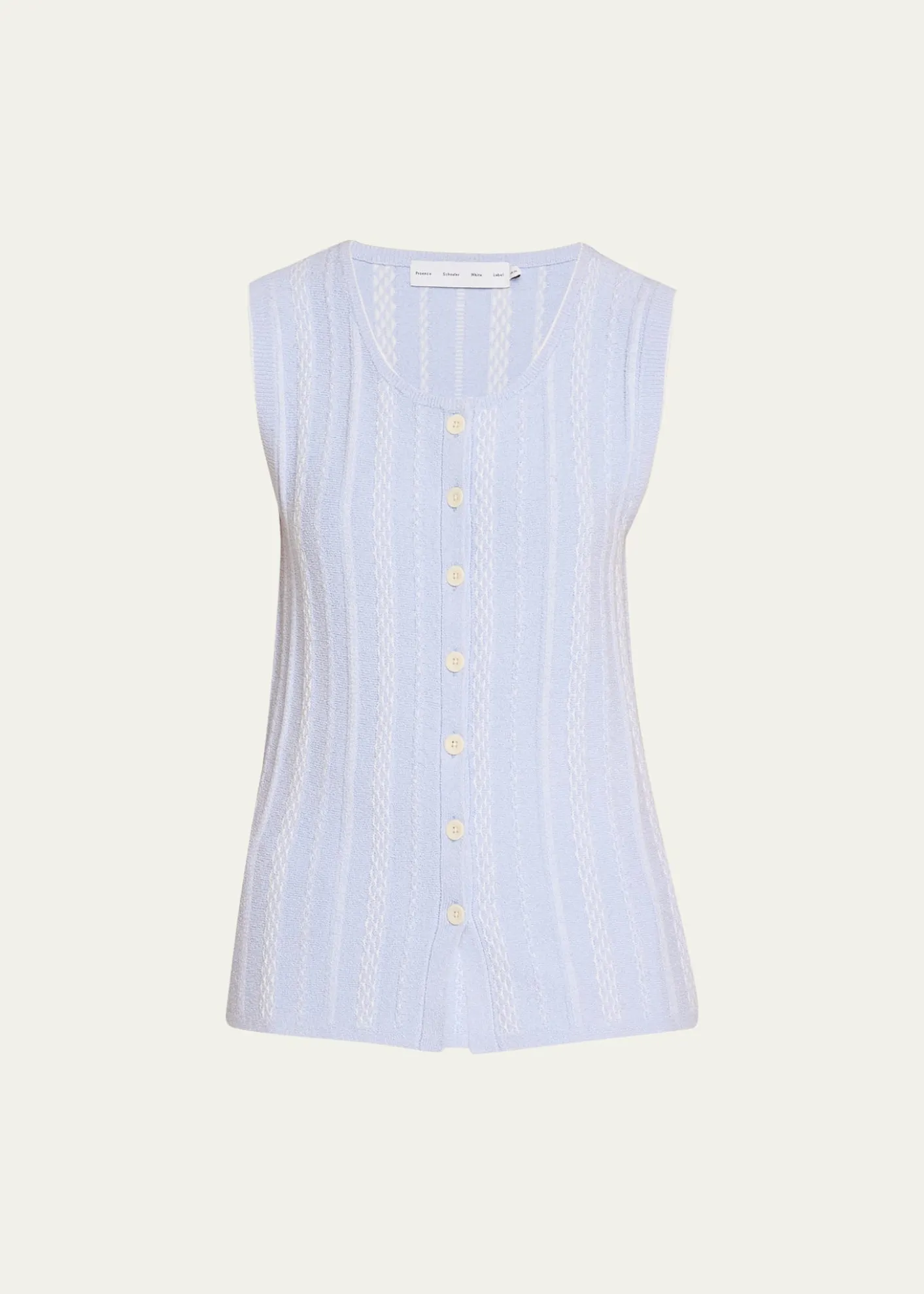 Proenza Schouler White LabelAlyna Textured Knit Vest