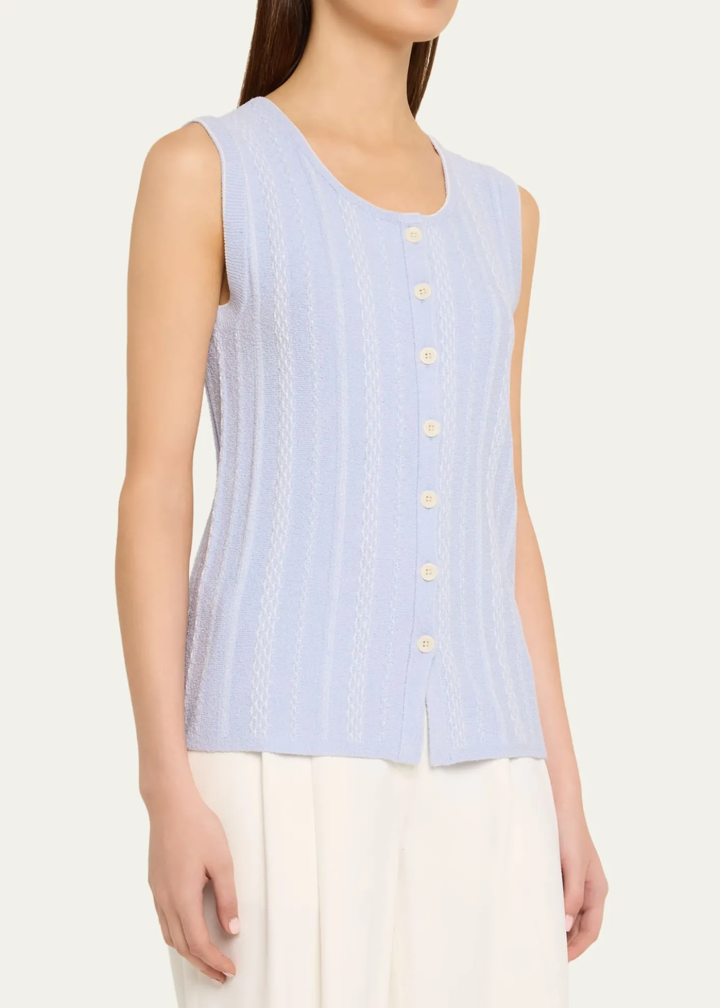 Proenza Schouler White LabelAlyna Textured Knit Vest
