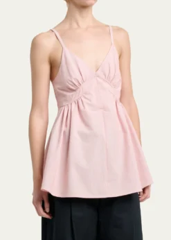 Proenza Schouler White LabelBarker Top In Seersucker