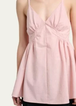 Proenza Schouler White LabelBarker Top In Seersucker