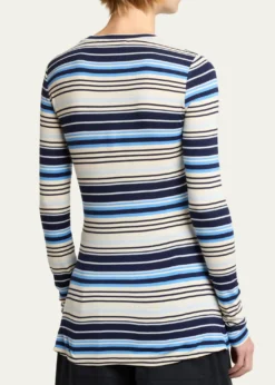 Proenza Schouler White LabelMae Top In Striped Jersey