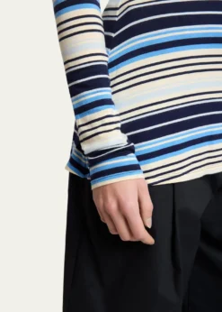 Proenza Schouler White LabelMae Top In Striped Jersey