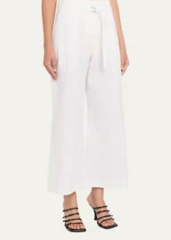 Proenza Schouler White LabelCropped Raver Pants in Poplin