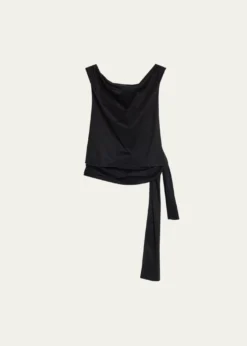 Proenza SchoulerZafira Twisted Mercerized Cotton Jersey Top