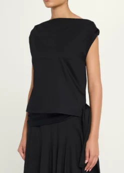 Proenza SchoulerZafira Twisted Mercerized Cotton Jersey Top