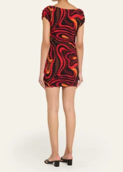 PucciMarmo Print Shibori Mini Dress