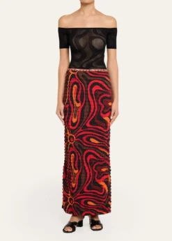 PucciMarmo Print Shibori Skirt