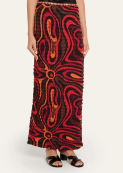 PucciMarmo Print Shibori Skirt