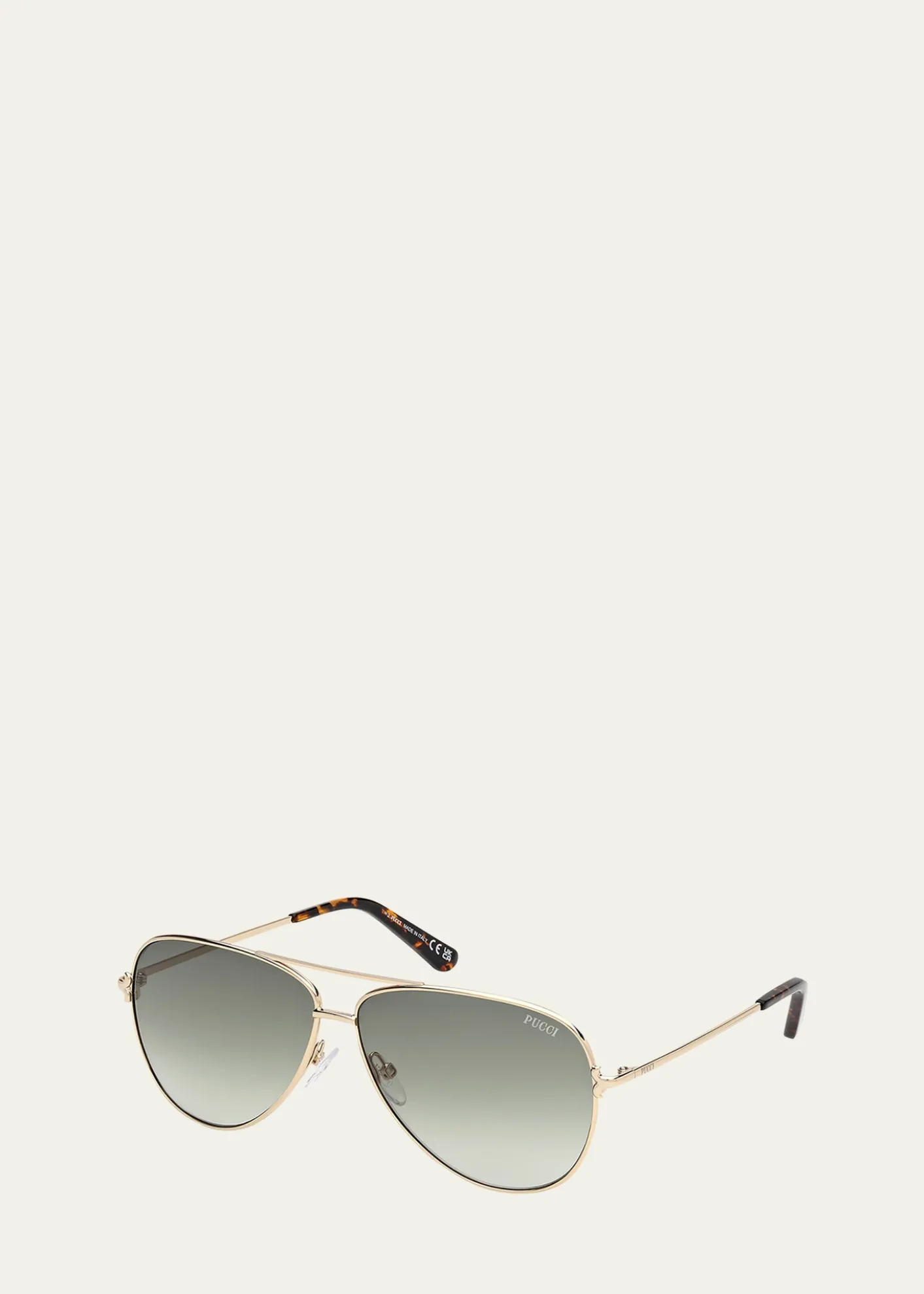 PucciMetal Aviator Sunglasses