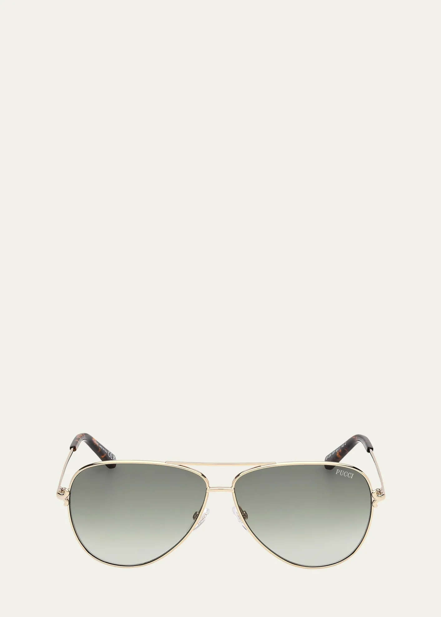 PucciMetal Aviator Sunglasses