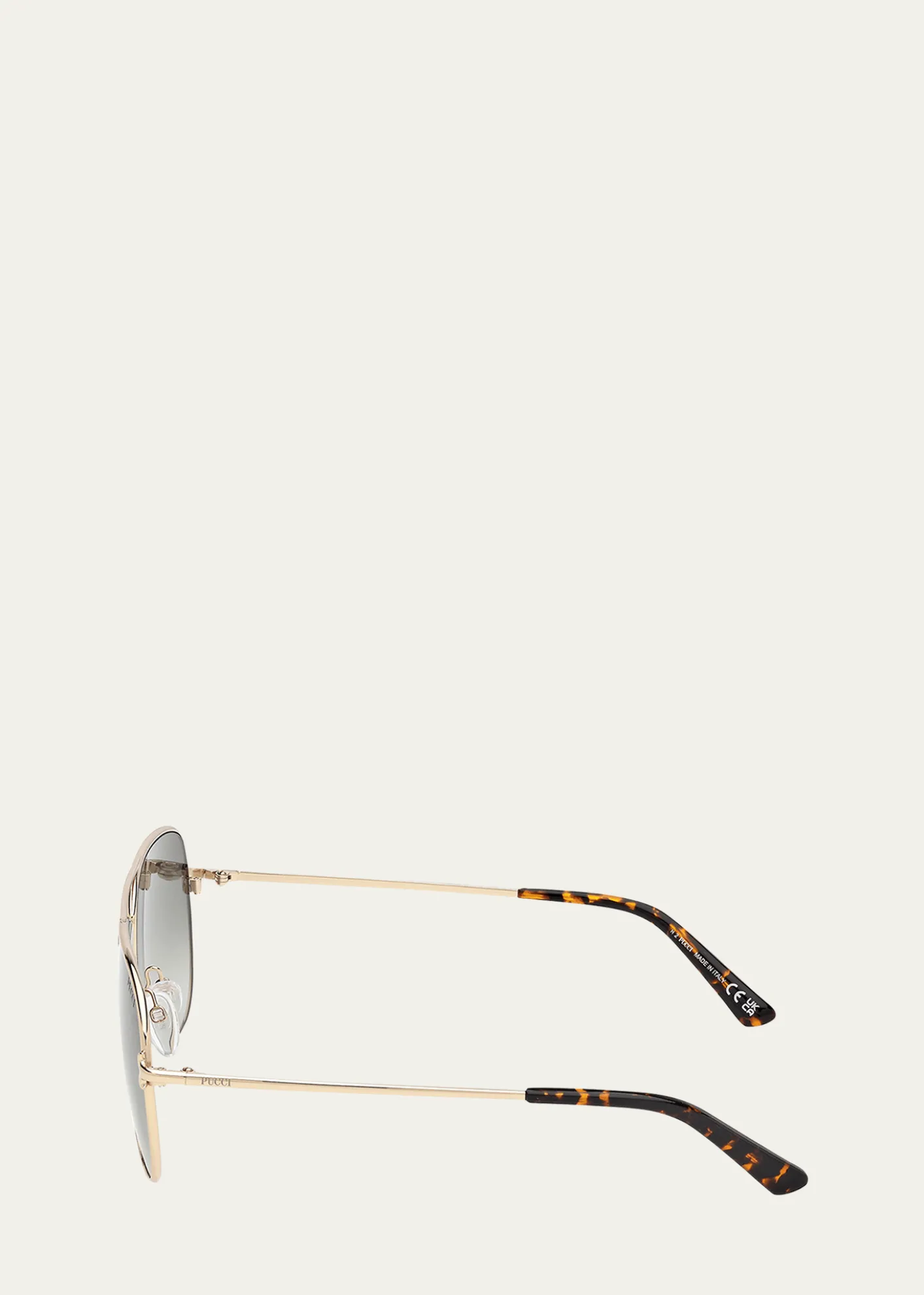 PucciMetal Aviator Sunglasses