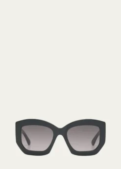 PucciOversized Logo Acetate & Metal Sunglasses