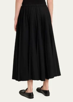 6397Pull-On Pleated Skirt