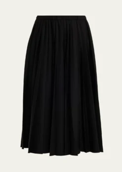 6397Pull-On Pleated Skirt