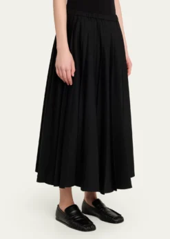 6397Pull-On Pleated Skirt