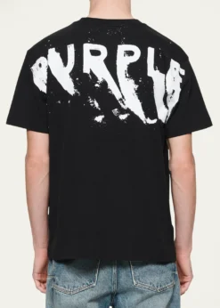 PURPLEMen's Painted Wordmark Tee