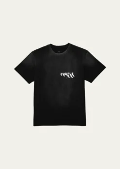 PURPLEMen's Painted Wordmark Tee