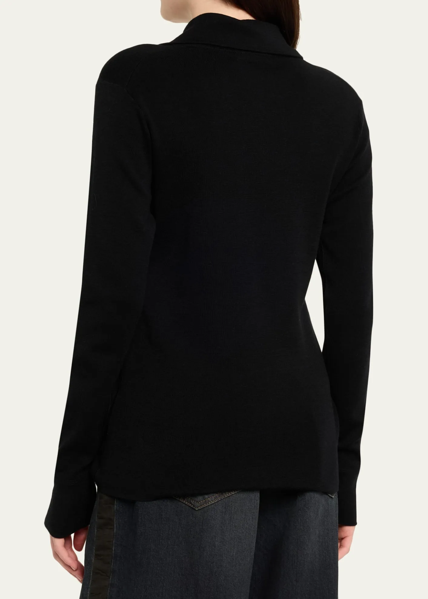 6397Quarter-Zip Turtleneck Sweater