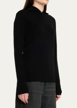6397Quarter-Zip Turtleneck Sweater