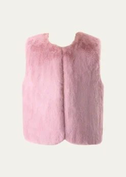Rachel RileyGirl's Faux Fur Vest, Size 2-14