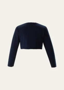 Rachel RileyGirl's Scalloped Trim Bolero, Size 2-10
