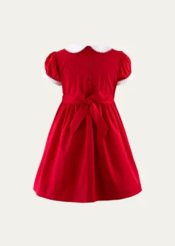 Rachel RileyGirl's Smocked Festive Dress, Size 2-10