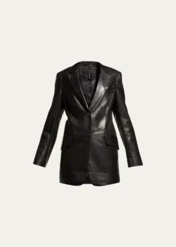 Rag & BoneCharles Lambskin Leather Blazer