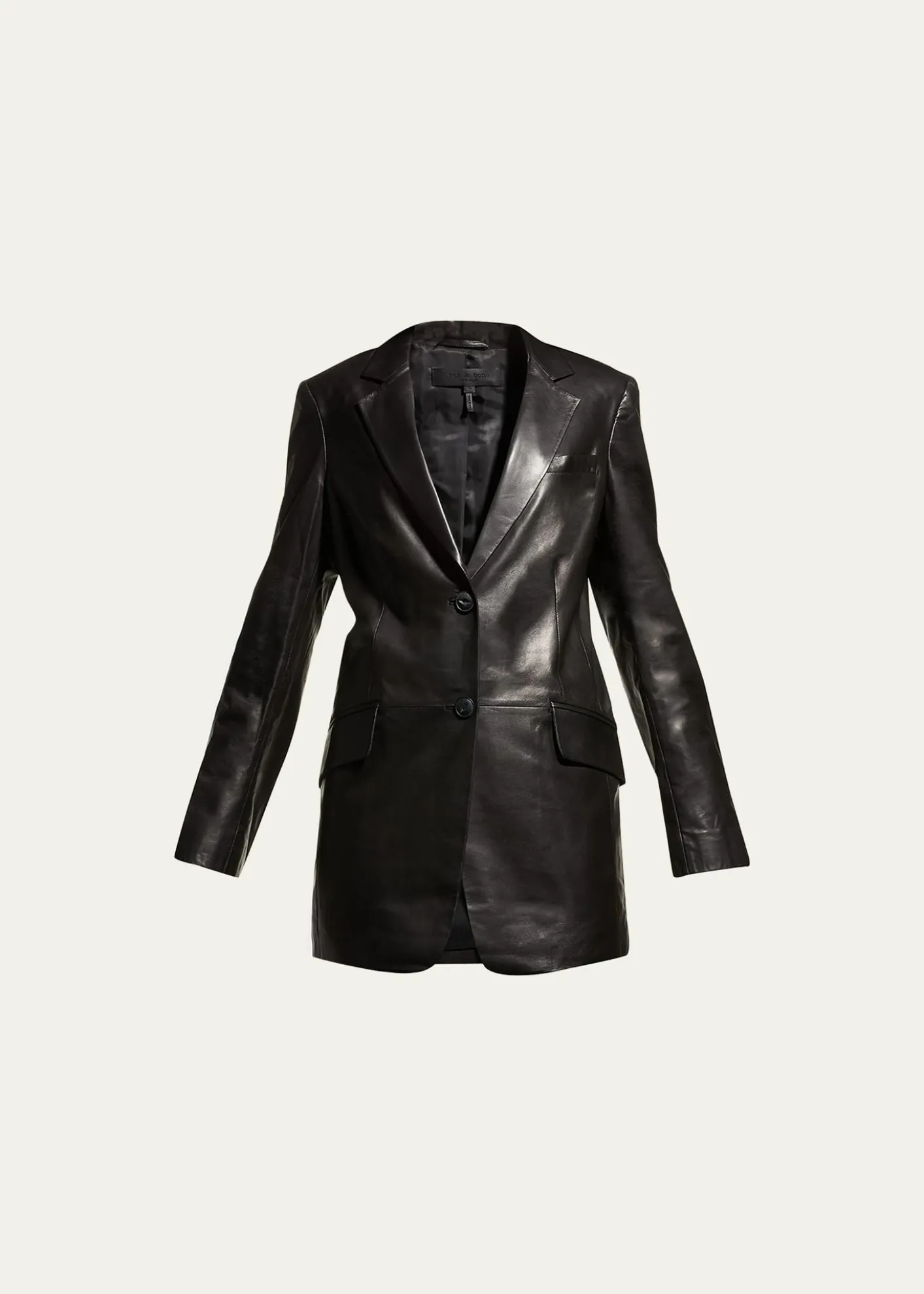 Rag & BoneCharles Lambskin Leather Blazer