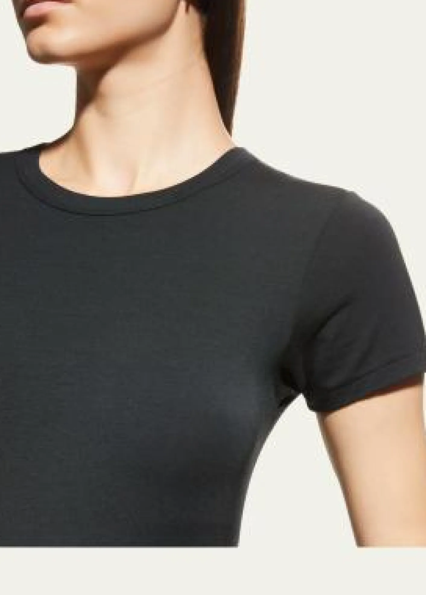 Rag & BoneLuca Slim Short-Sleeve Baby Tee