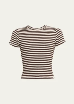 Rag & BoneLuca Stripe Rib-Knit Top
