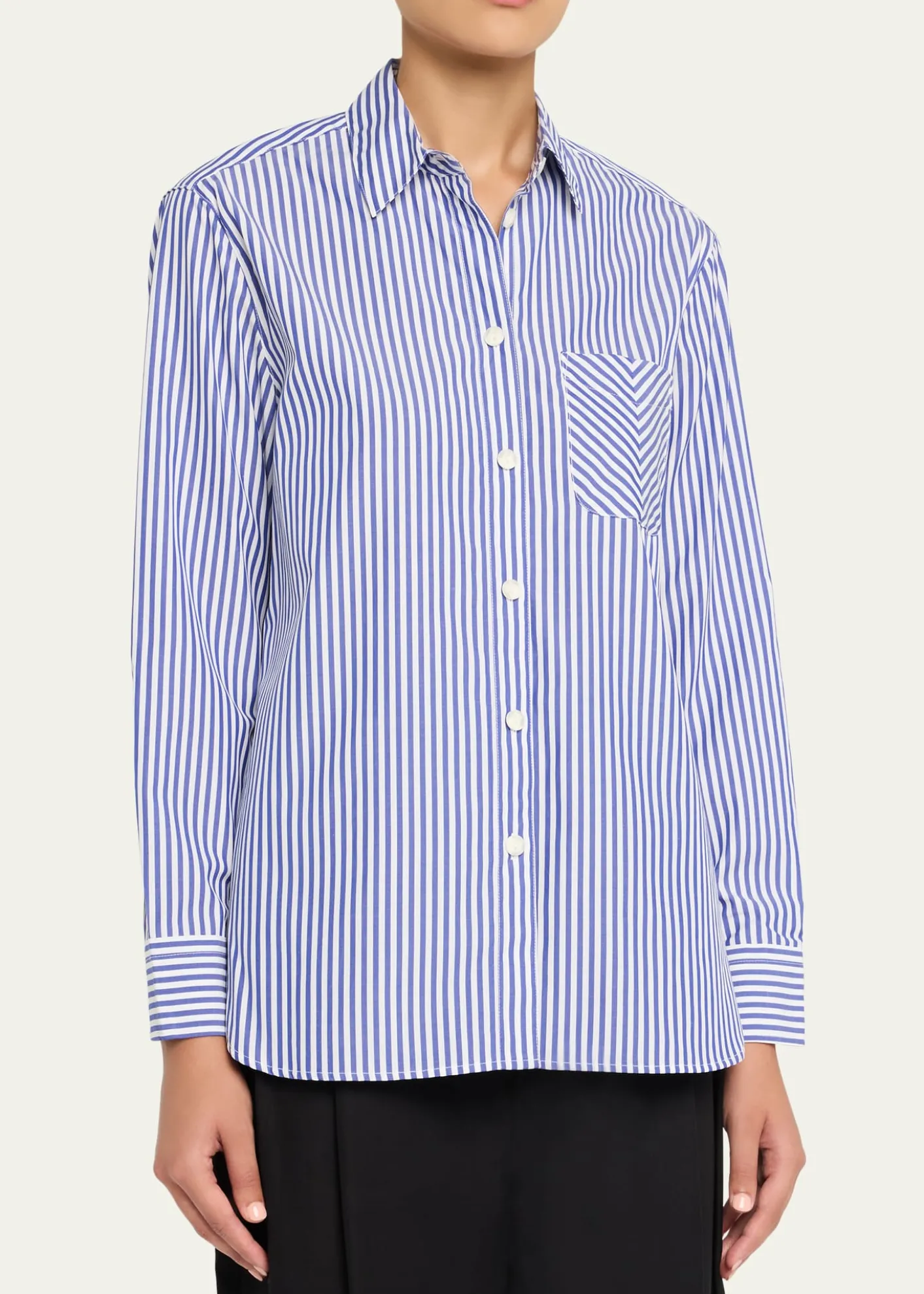 Rag & BoneMaxine Striped Button-Front Shirt